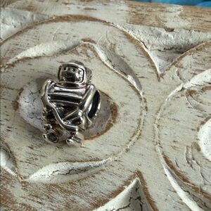 Camilia Silver Hockey Player Charm